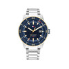Montre TOMMY HILFIGER remy homme bracelet acier inoxydable gris - vue V1