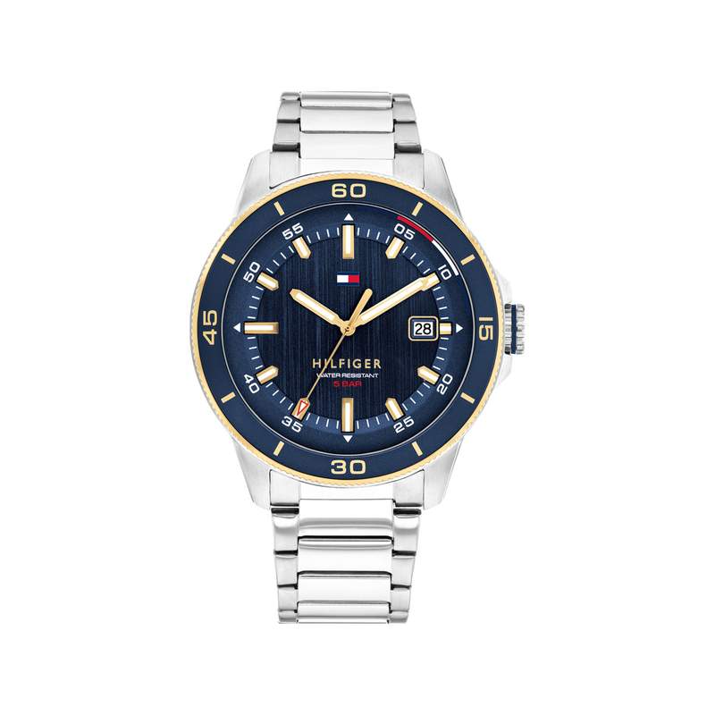 Montre TOMMY HILFIGER remy homme bracelet acier inoxydable gris - vue 1