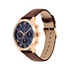 Montre TOMMY HILFIGER th-oxford homme bracelet cuir marron - vue V2