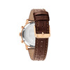 Montre TOMMY HILFIGER th-oxford homme bracelet cuir marron - vue V3