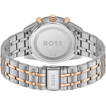 Montre BOSS sport lux homme bracelet acier inoxydable bicolore jaune