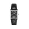 Montre BOSS desk homme bracelet cuir noir - vue V1