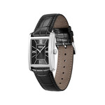 Montre BOSS desk homme bracelet cuir noir - vue 2