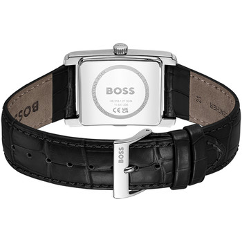 Montre BOSS desk homme bracelet cuir noir