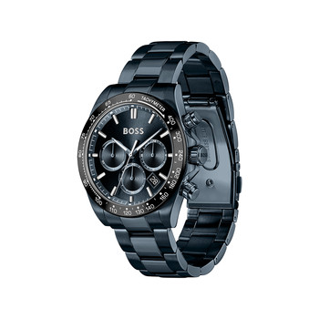 Montre BOSS sport active homme bracelet acier inoxydable bleu
