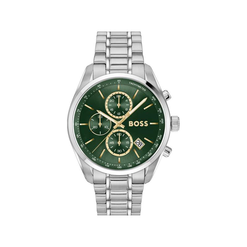 Montre BOSS sport lux homme bracelet acier inoxydable - vue 1