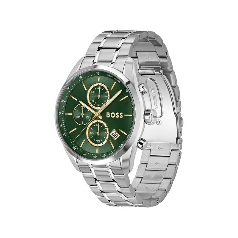 Montre BOSS sport lux homme bracelet acier inoxydable - vue 2