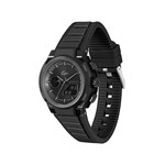 LACOSTE lc33 men's watch black silicone bracelet - view 2