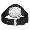 Montre LACOSTE lc33 homme bracelet silicone noir - vue V3