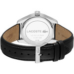 Montre LACOSTE boston homme bracelet cuir noir - vue 3