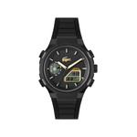 Montre LACOSTE lc33 homme bracelet silicone noir - vue 1