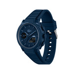 Montre LACOSTE lc33 homme bracelet silicone bleu - vue 2