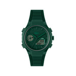Montre LACOSTE lc33 homme bracelet silicone vert - vue 1