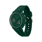 Montre LACOSTE lc33 homme bracelet silicone vert - vue 2