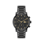 Montre LACOSTE replay homme bracelet acier inoxydable noir - vue 1
