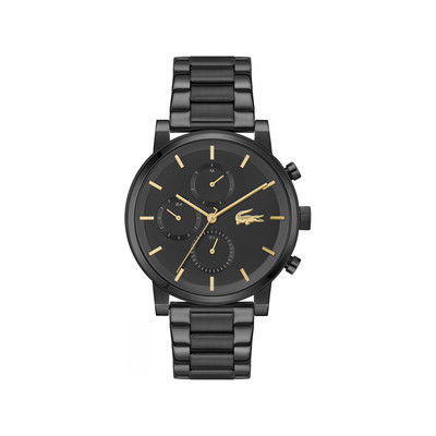 Montre LACOSTE replay homme bracelet acier inoxydable noir - vue 1
