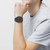 Montre LACOSTE replay homme bracelet acier inoxydable noir - vue Vporté 1