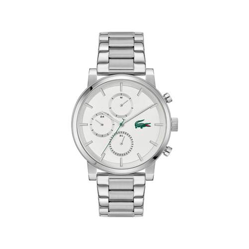 LACOSTE replay men's watch grey stainless steel bracelet