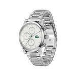 Montre LACOSTE replay homme bracelet acier inoxydable gris - vue 2