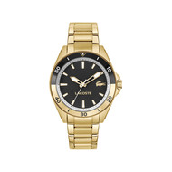 Montre LACOSTE mainsail homme bracelet acier inoxydable doré jaune