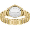 Montre LACOSTE mainsail homme bracelet acier inoxydable doré jaune - vue V3