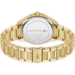 Montre LACOSTE mainsail homme bracelet acier inoxydable doré jaune - vue 3