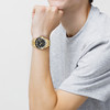 Montre LACOSTE mainsail homme bracelet acier inoxydable doré jaune - vue Vporté 1