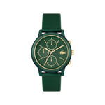Montre LACOSTE.12.12 move homme bracelet silicone vert - vue 1