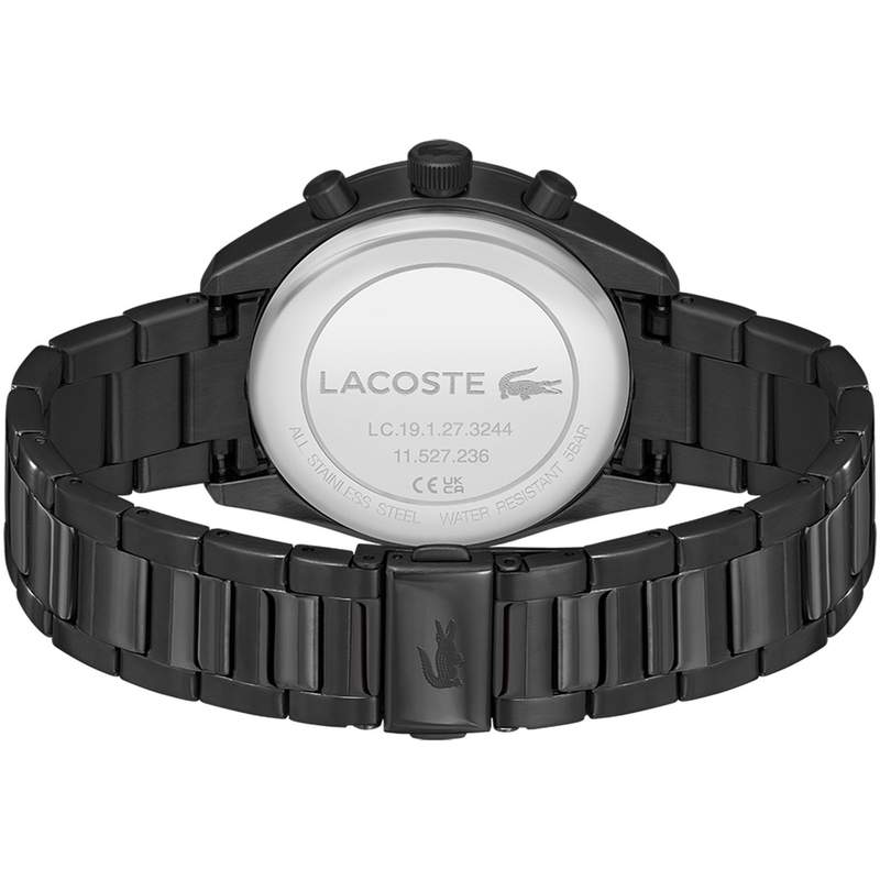 Montre LACOSTE boston homme bracelet acier inoxydable noir - vue 3