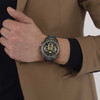Montre LACOSTE boston homme bracelet acier inoxydable noir - vue Vporté 1