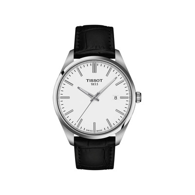 Montre TISSOT pr100 homme bracelet cuir noir