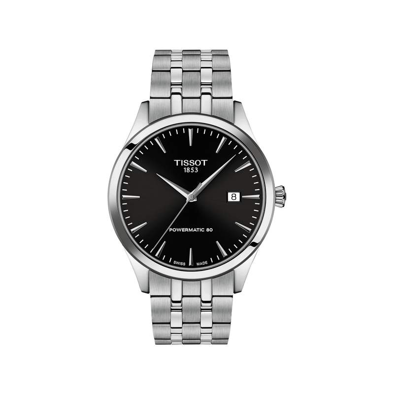 Montre TISSOT classic dream homme automatique, bracelet acier inoxydable - vue 1