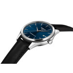 Montre TISSOT classic dream homme automatique, bracelet cuir noir - vue D1