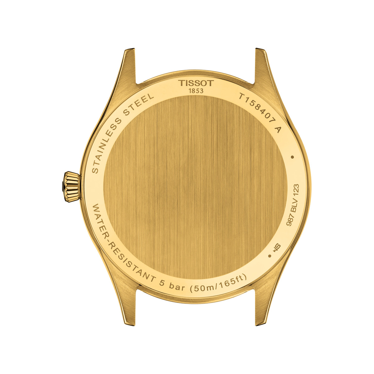 Montre TISSOT classic dream homme automatique, bracelet cuir marron - vue 3