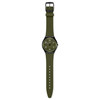 Montre SWATCH essentials homme bracelet caoutchouc vert - vue VD1