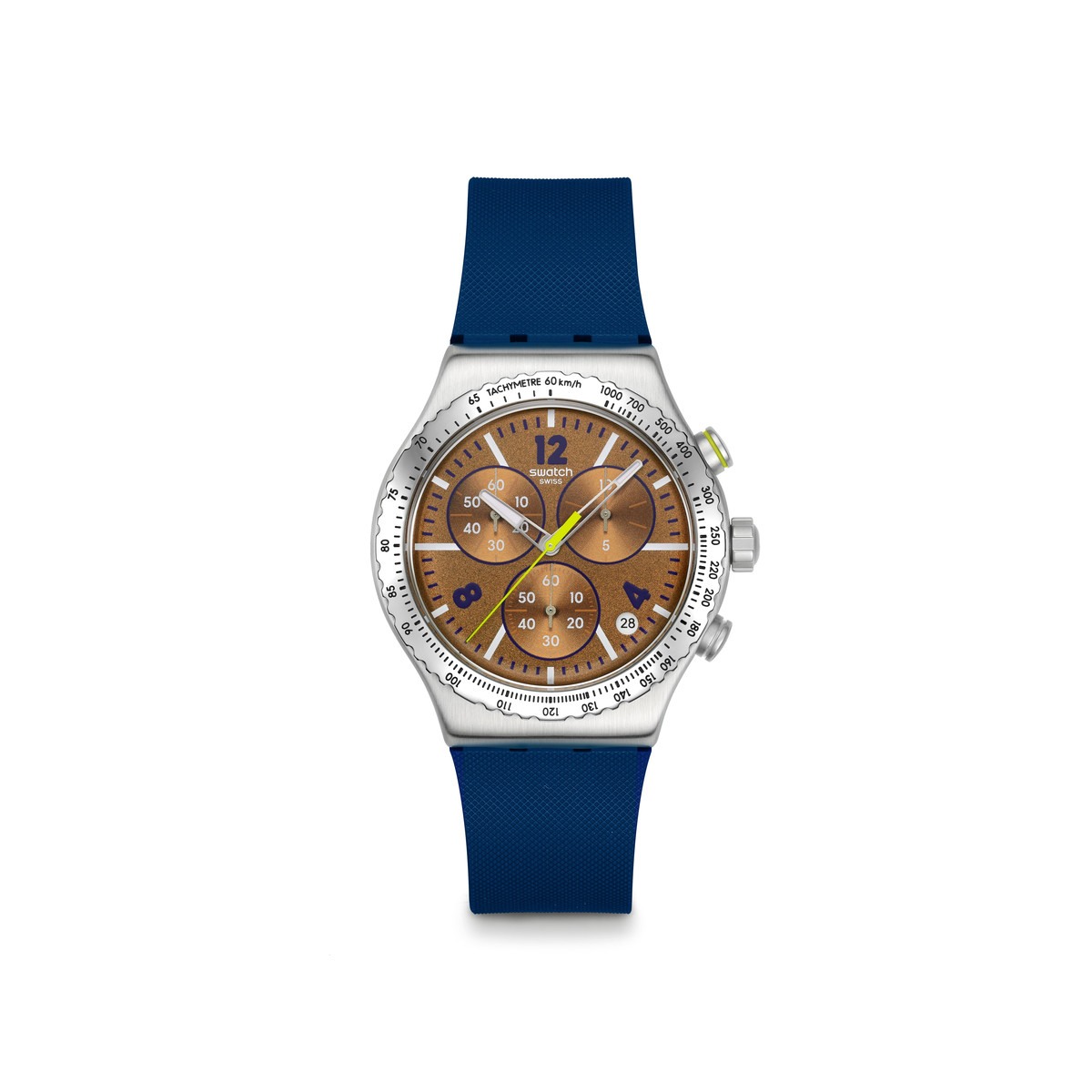 Montre SWATCH essentials homme bracelet caoutchouc bleu