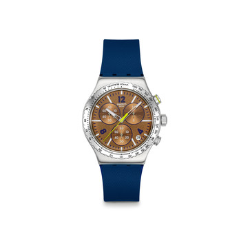 Montre SWATCH essentials homme bracelet caoutchouc bleu
