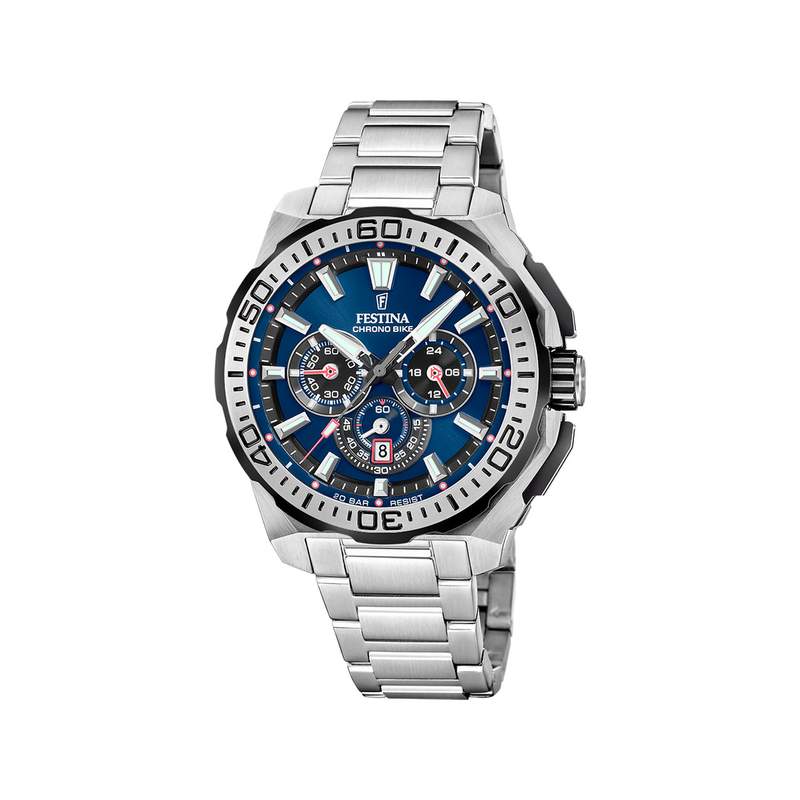 Montre FESTINA homme bracelet acier inoxydable - vue 1