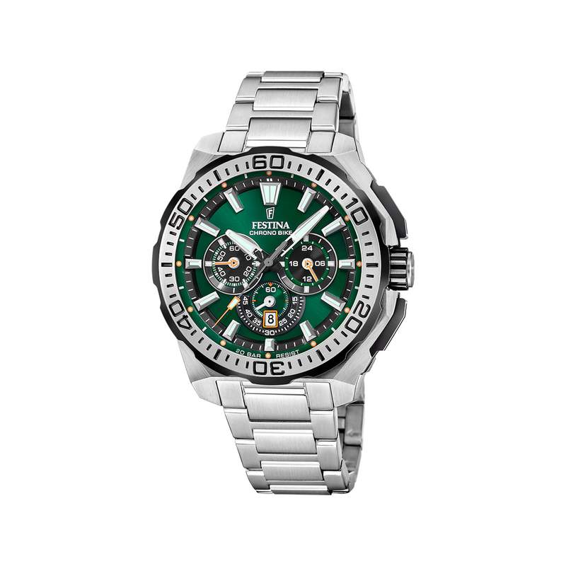 Montre FESTINA homme bracelet acier inoxydable - vue 1