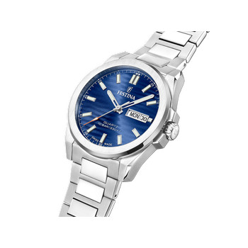 Montre FESTINA swiss made homme bracelet acier inoxydable