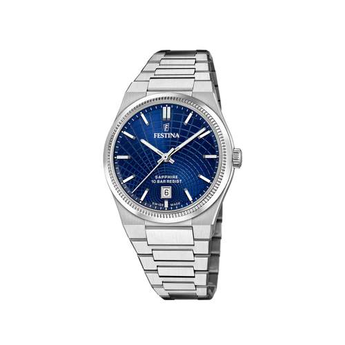 Montre FESTINA swiss made homme bracelet acier inoxydable