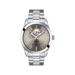 Montre TISSOT gentlemen homme automatique, bracelet acier inoxydable - vue 1