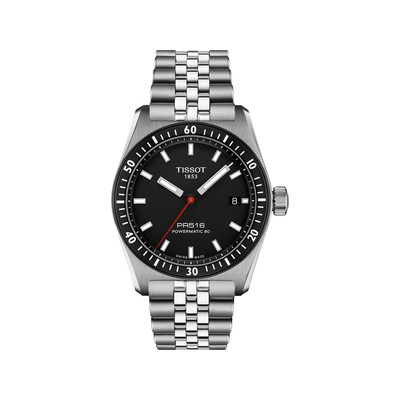 Montre TISSOT pr516 homme automatique, bracelet acier inoxydable - vue 1