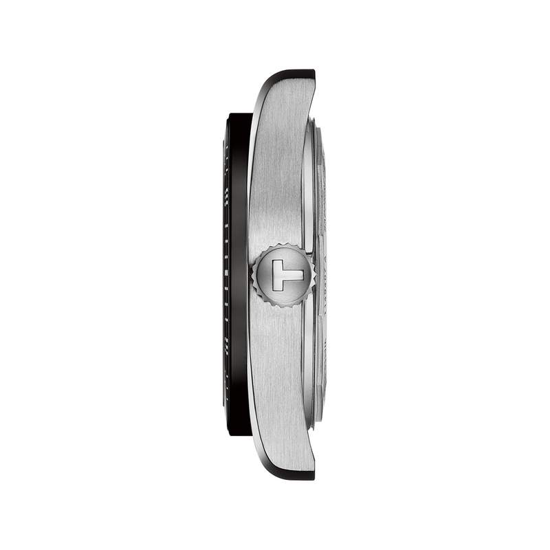 Montre TISSOT pr516 homme automatique, bracelet acier inoxydable - vue 2