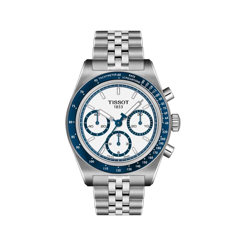Montre TISSOT PR516 homme automatique, bracelet acier inoxydable - vue 1