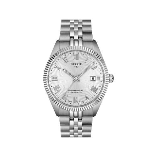 Montre TISSOT ballade homme automatique, bracelet acier inoxydable