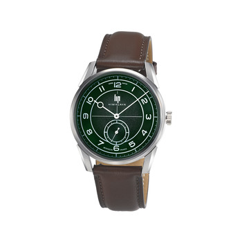 Montre LIP Himalaya homme bracelet cuir marron