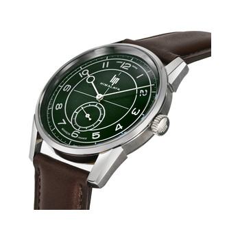Montre LIP Himalaya homme bracelet cuir marron
