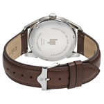 Montre LIP Himalaya homme bracelet cuir marron - vue 3