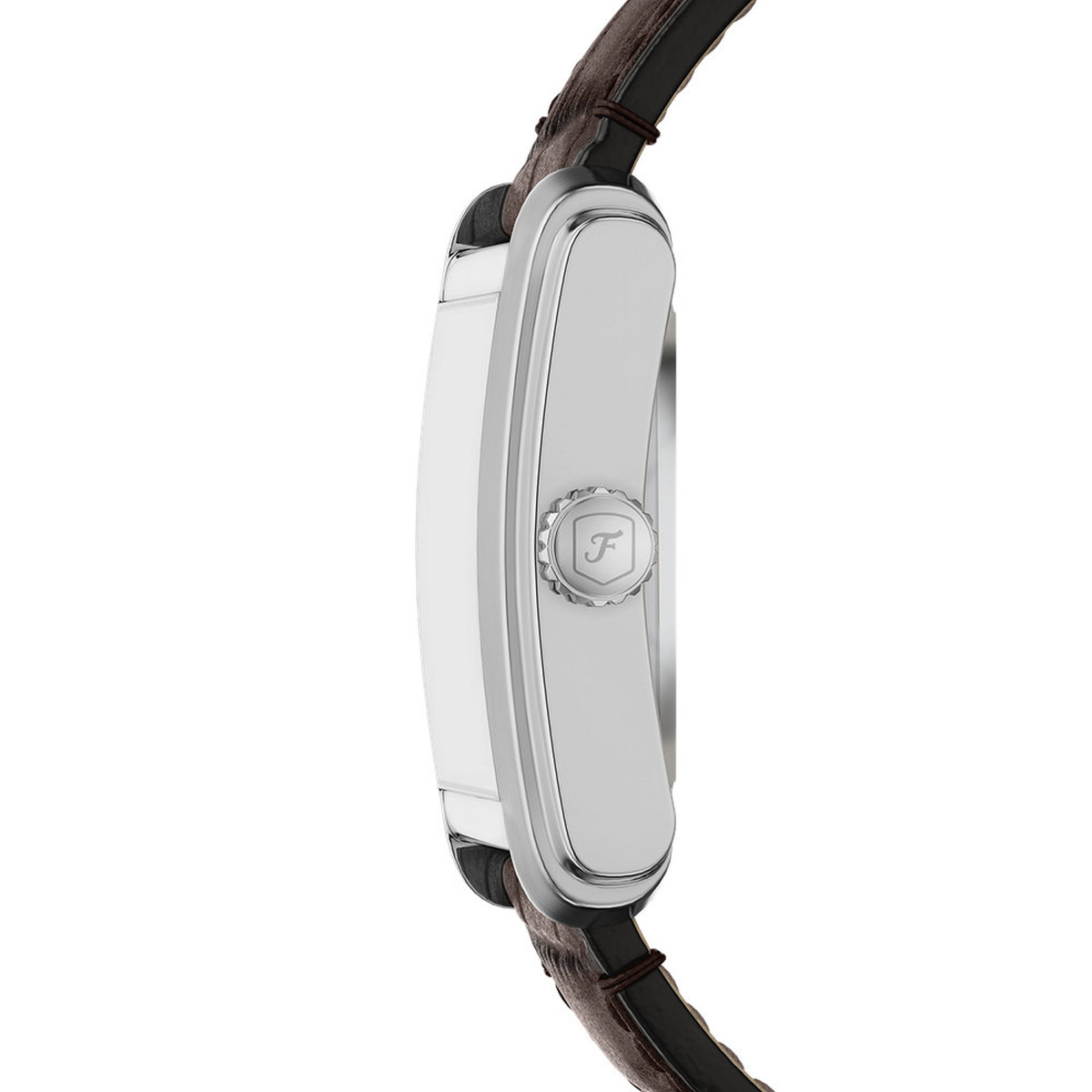 Montre FOSSIL automatic homme automatique, bracelet cuir marron - vue D1